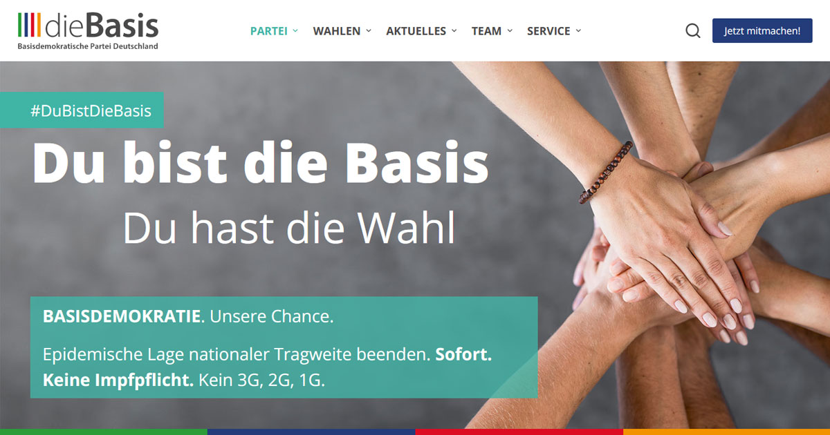 dieBasis Basisdemokratische Partei Deutschland